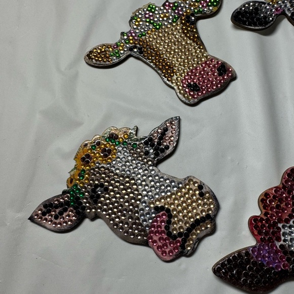 Colorful Cow Coaster Set - Picture 5 of 6